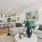Living room and kitchen
