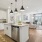 well lit kitchen