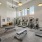 Fitness room with treadmills